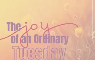 The Joy of an Ordinary Tuesday
